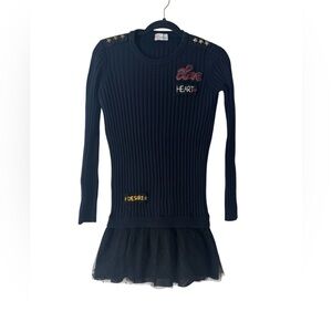 Red Valentino EUC mini sweater dress